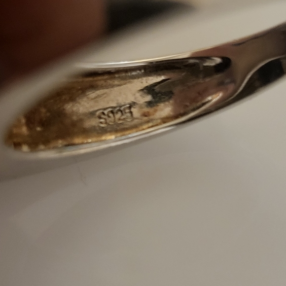 Natural Smoky Quartz Gemstone S925 Sterling silver Ring For Men's - Picture 4 of 6